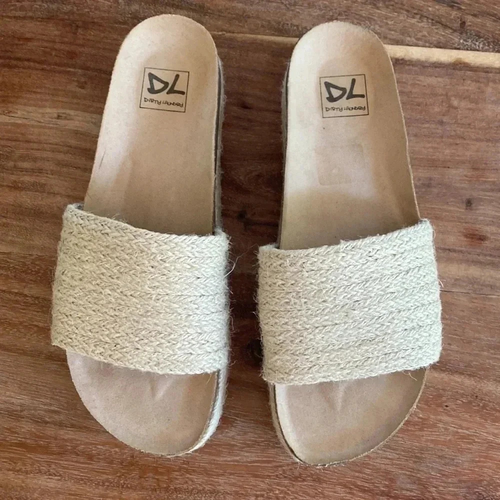 Laundry espadrille platform slides 10.5 - Picture 4 of 9